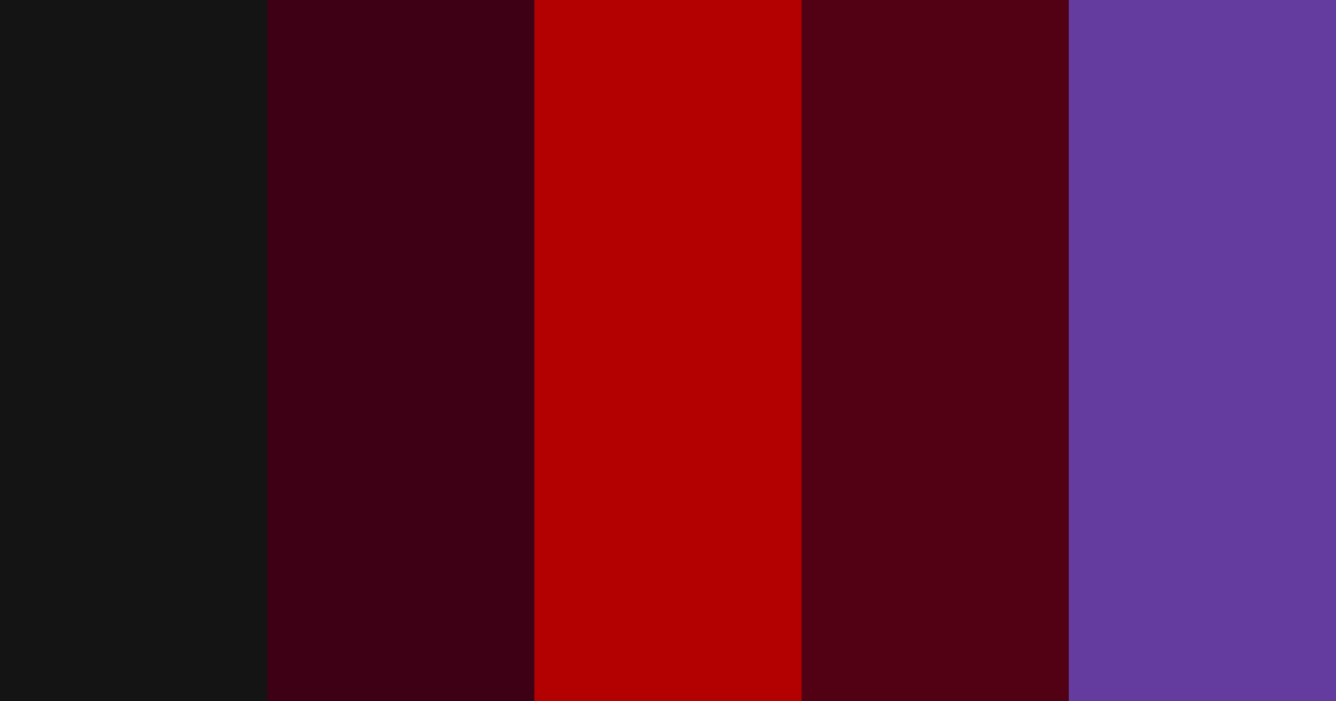 Download dark red color palette PNG image (landscape)