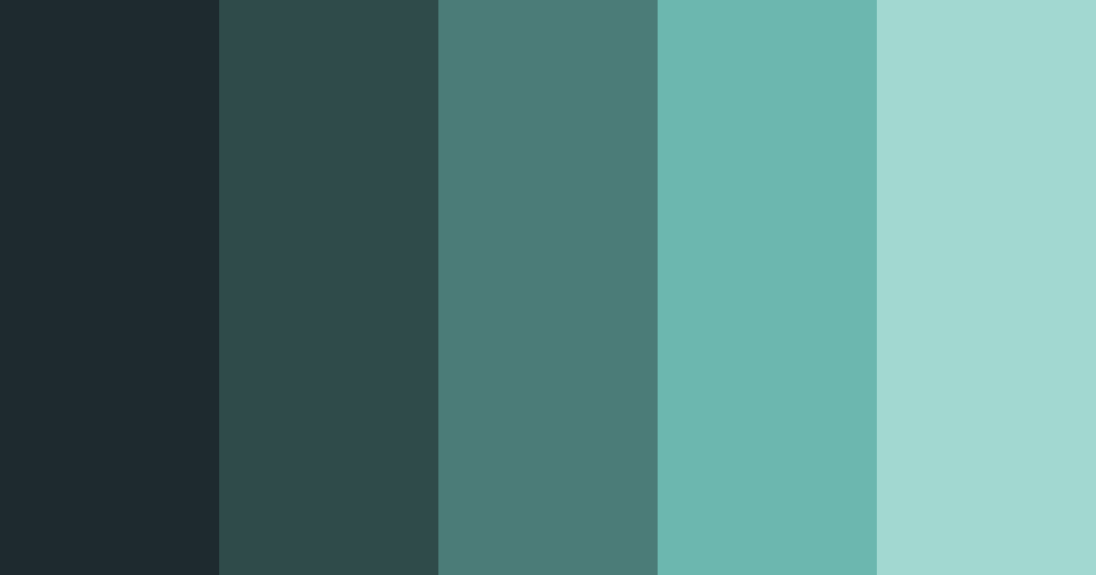 Download teal invader color palette PNG image (landscape)
