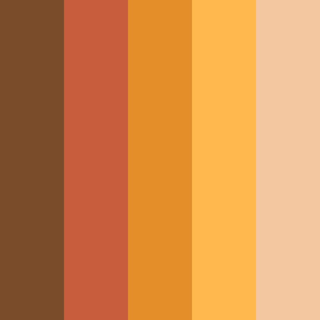 Rusty Orange Color Palette