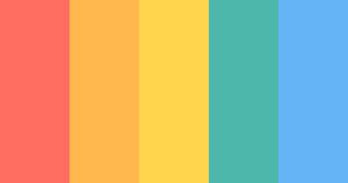 Download warm coral color palette PNG image (landscape)