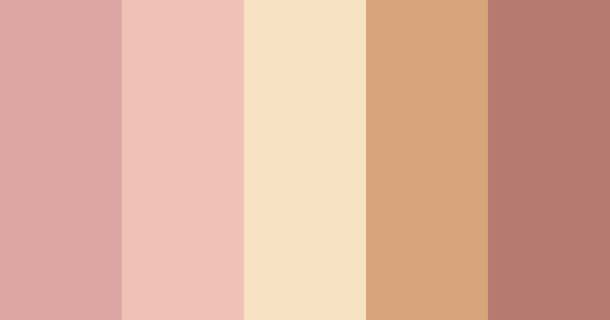 Download rose gold elegance color palette PNG image (landscape)