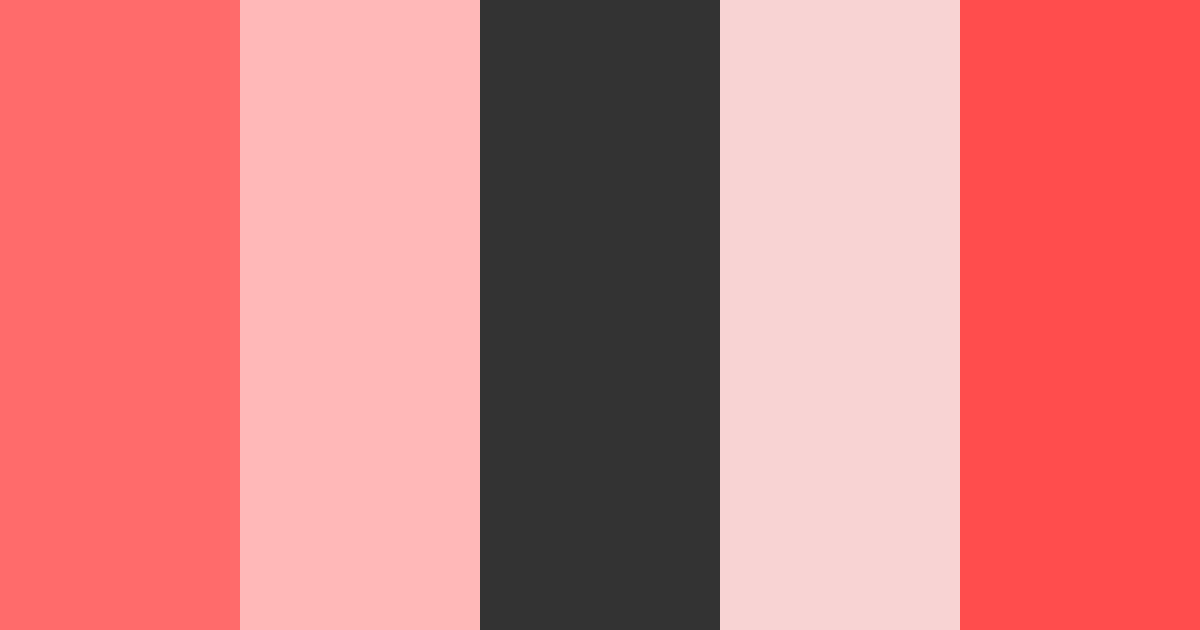 Download pastel red elegance color palette PNG image (landscape)