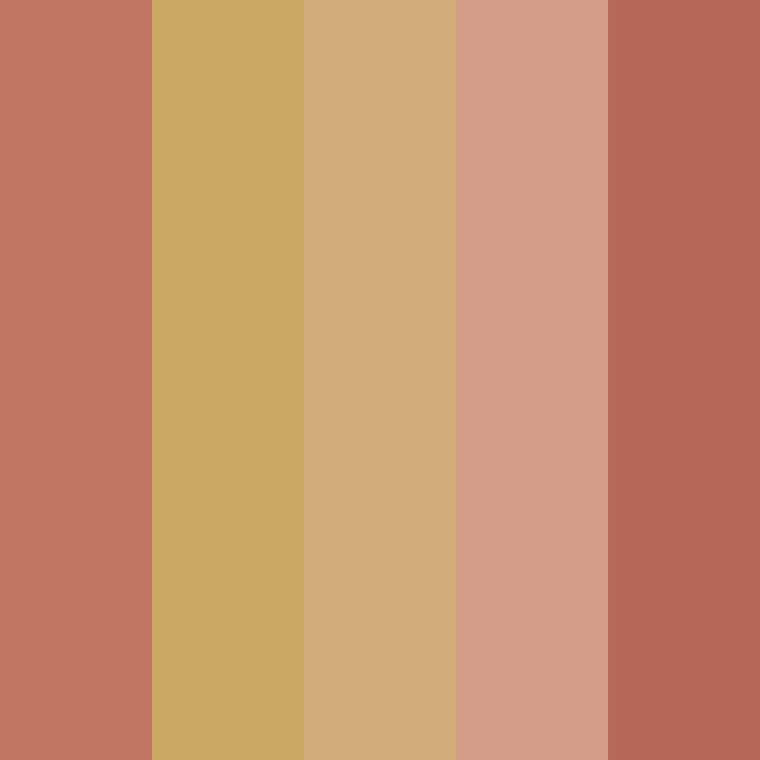 Download soft orange color palette PNG image (square)