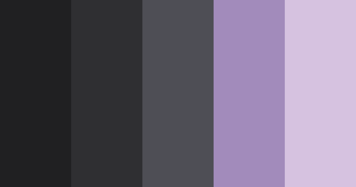 Download mystical midnight garden color palette PNG image (landscape)