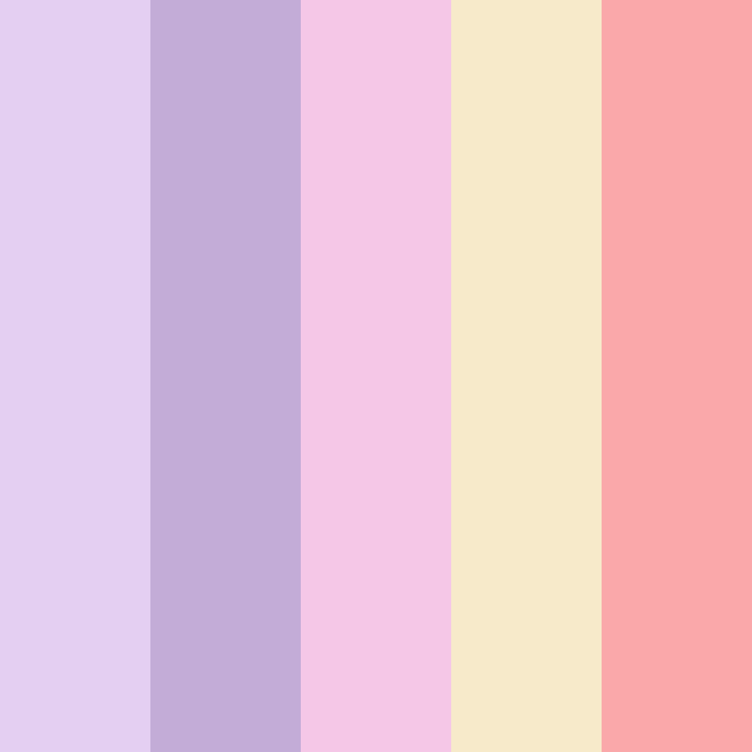 Download lilly's dreamscape color palette PNG image (square)