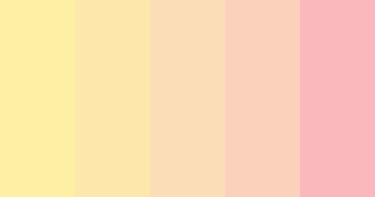Download sunlit blossom color palette PNG image (landscape)