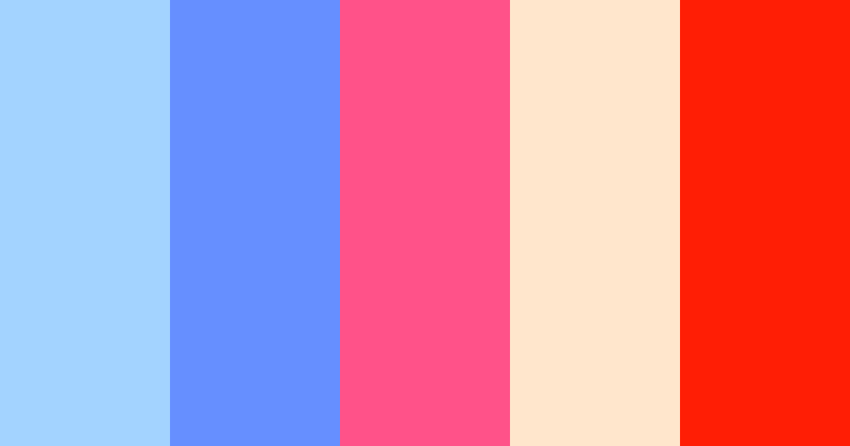 Download soft blue crimson color palette PNG image (landscape)