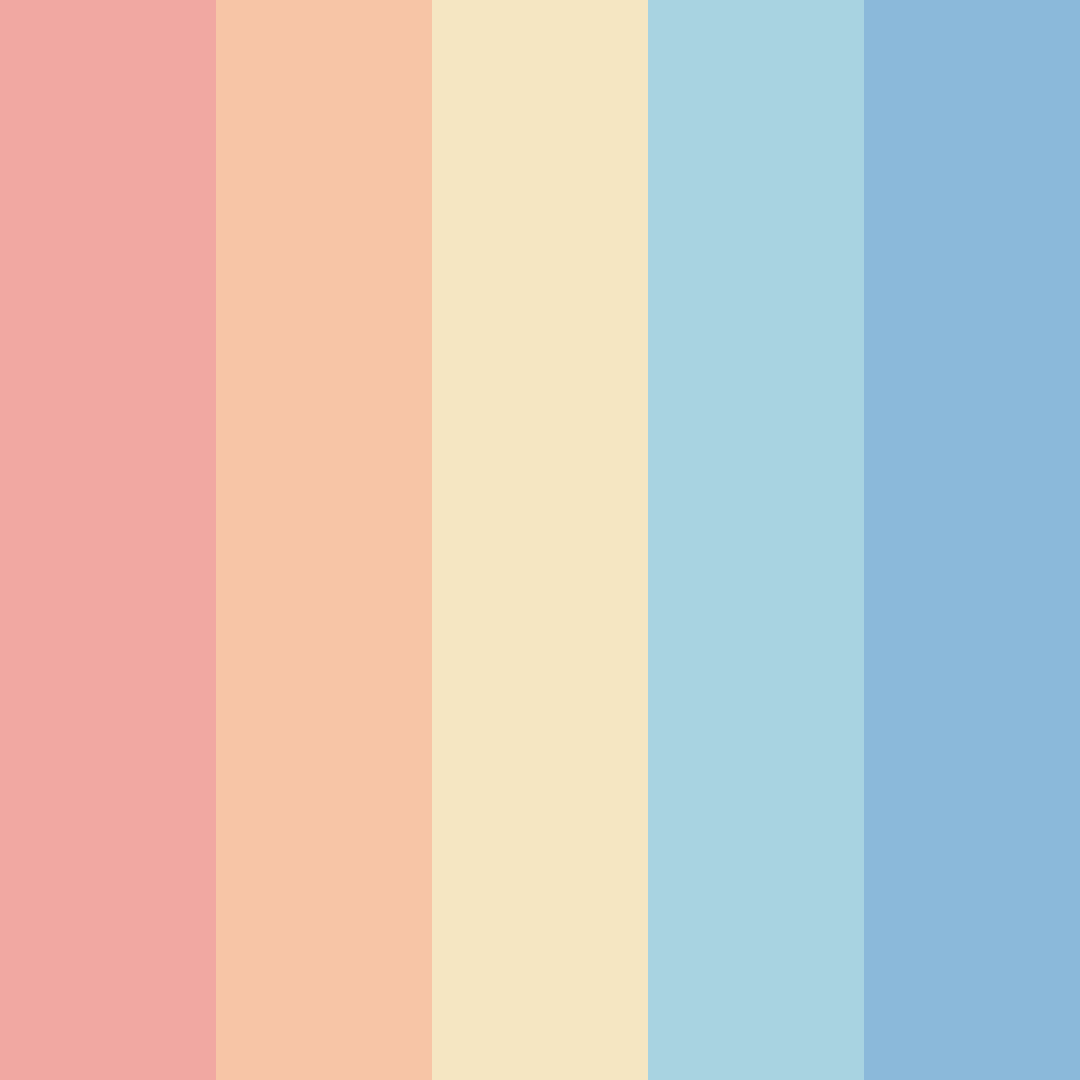 Download serenity of yamato color palette PNG image (square)