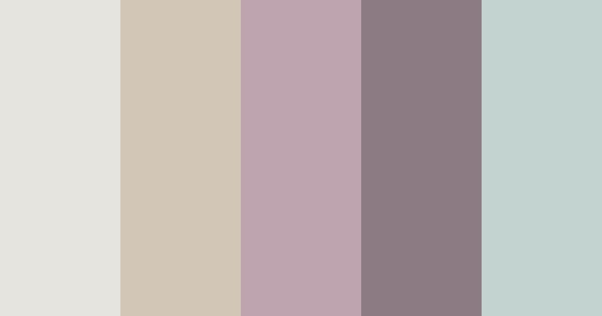 Download muted pink color palette PNG image (landscape)