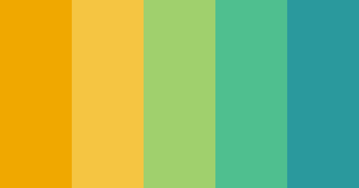 Download golden green color palette PNG image (landscape)
