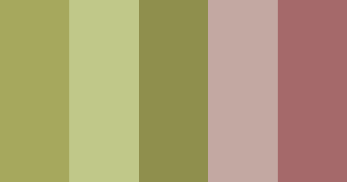 Muted Green Color Palette