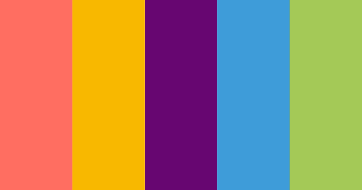 Download chic vibrance color palette PNG image (landscape)
