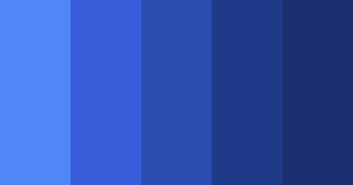 Download blueberry blue shades color palette PNG image (landscape)