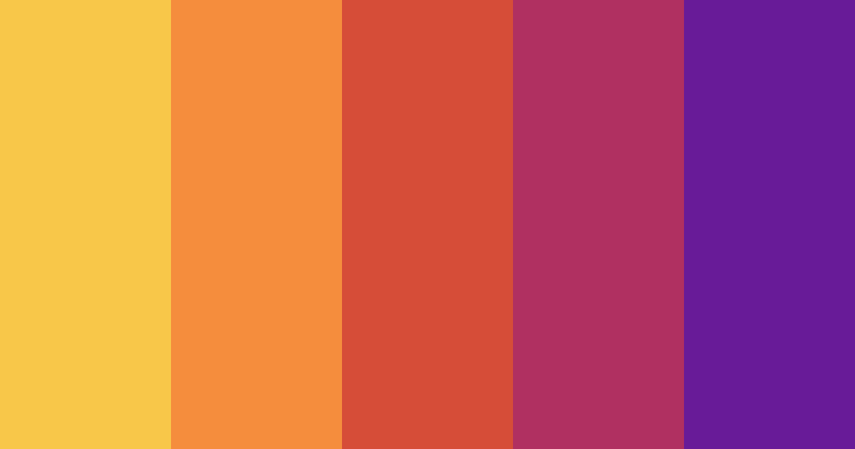 Shades of Orange Color Palette