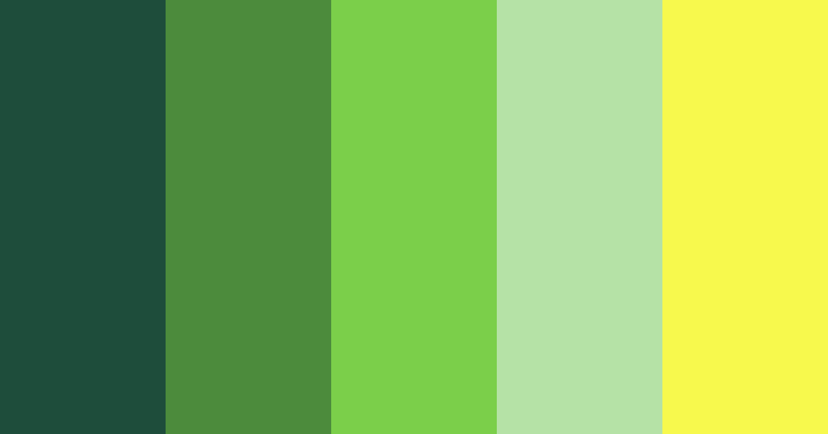 Green Milpiés Color Palette