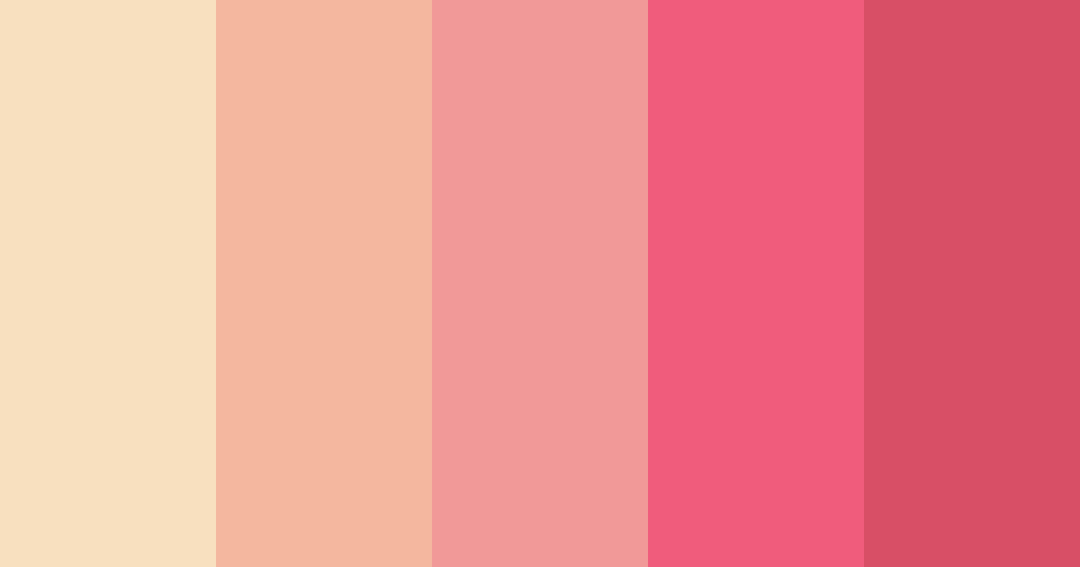 Download pink gardenia color palette PNG image (landscape)
