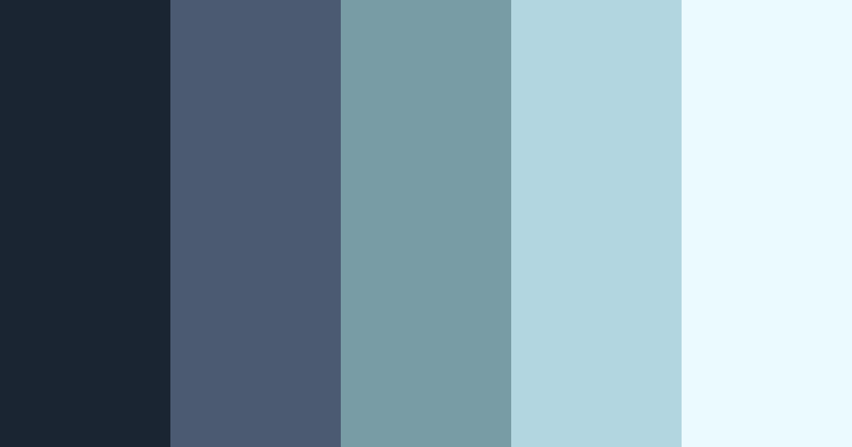 Download blue cloud burst color palette PNG image (landscape)