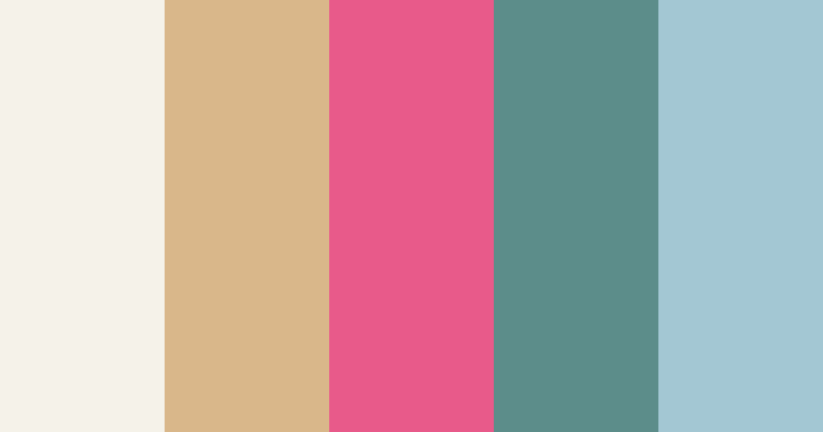 Download whimsical serenity color palette PNG image (landscape)