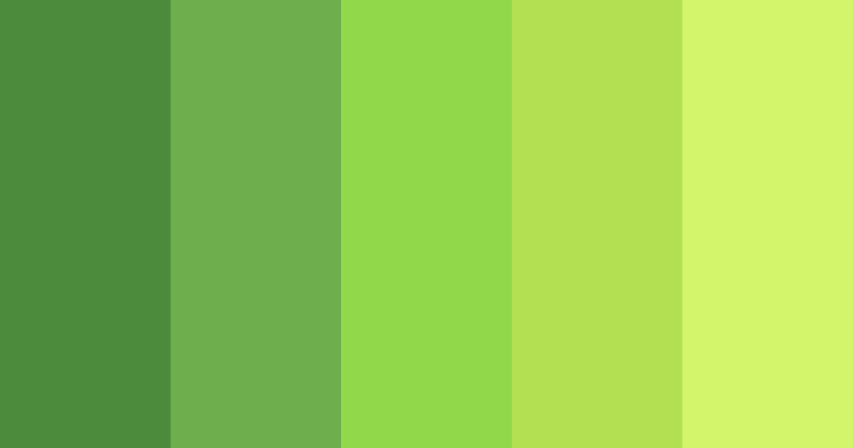 Download emerald forest harmony color palette PNG image (landscape)