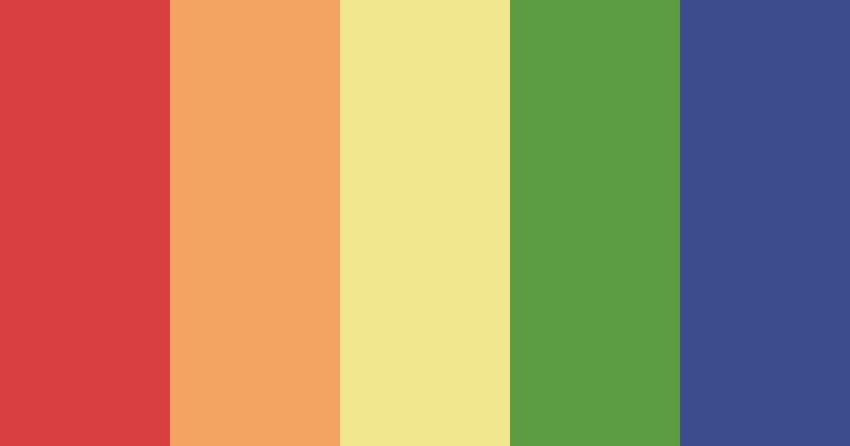 Red and Gold Power Color Palette
