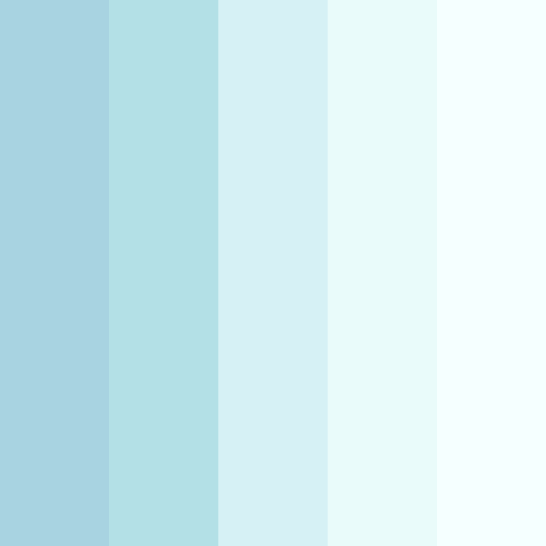 Download light blue color palette PNG image (square)