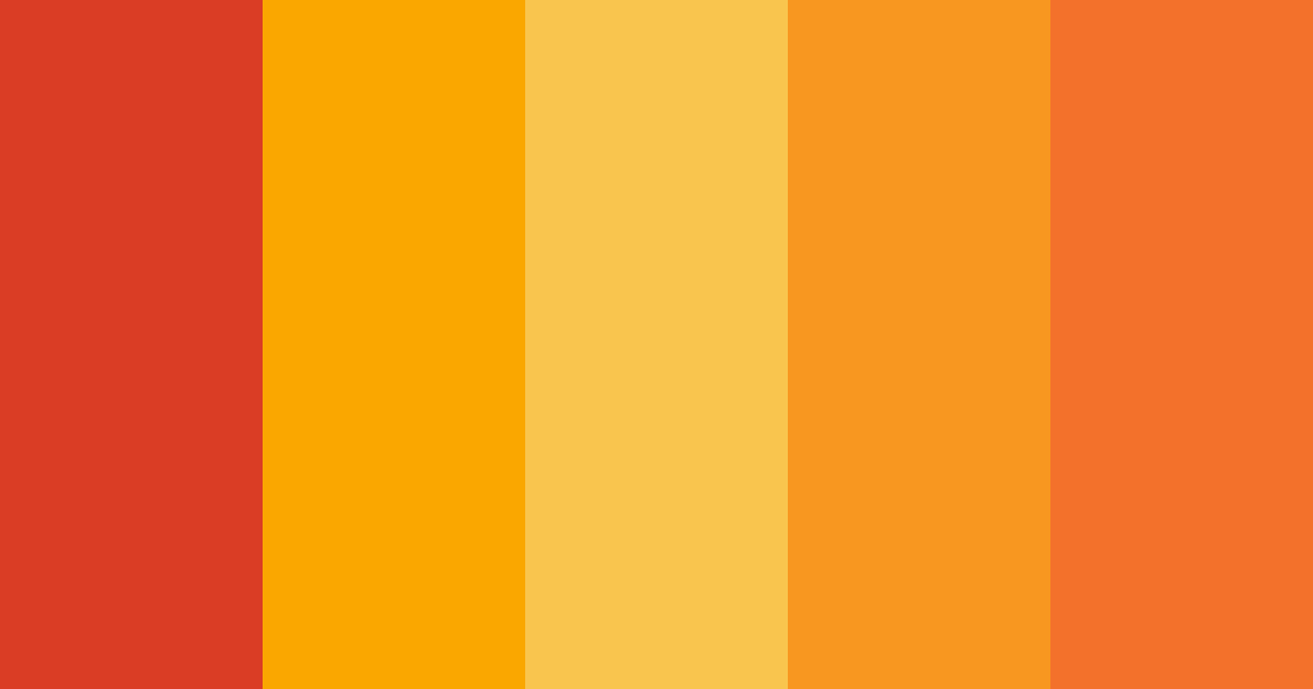 Paleta de colores Sunset Fiesta