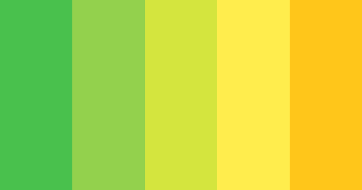 Download jungle color palette PNG image (landscape)