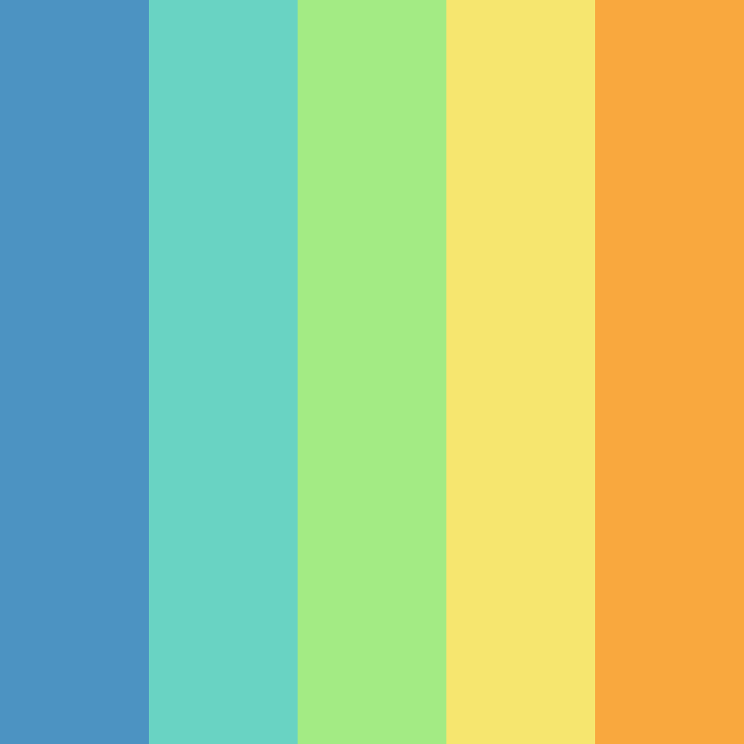 Download blue sky color palette PNG image (square)
