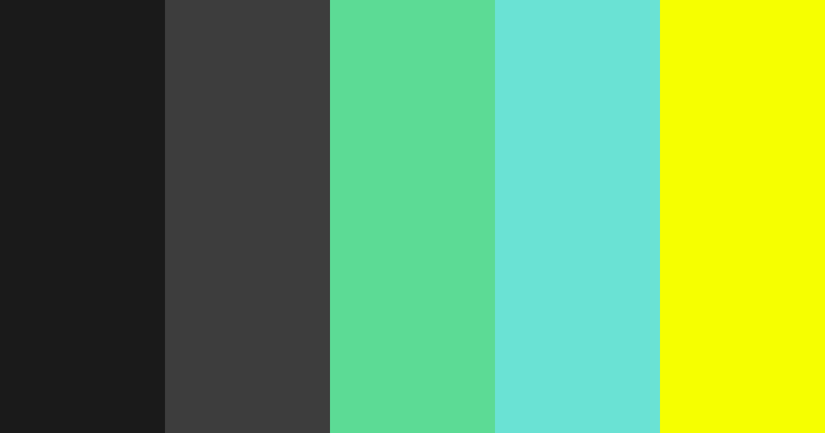 Download dark green color palette PNG image (landscape)