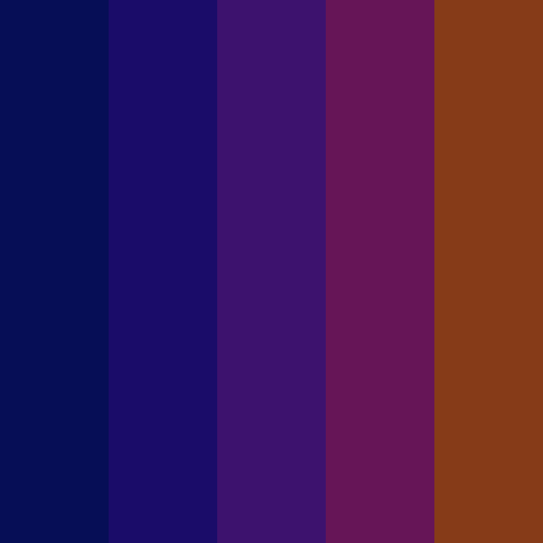 Download twilight blue color palette PNG image (square)