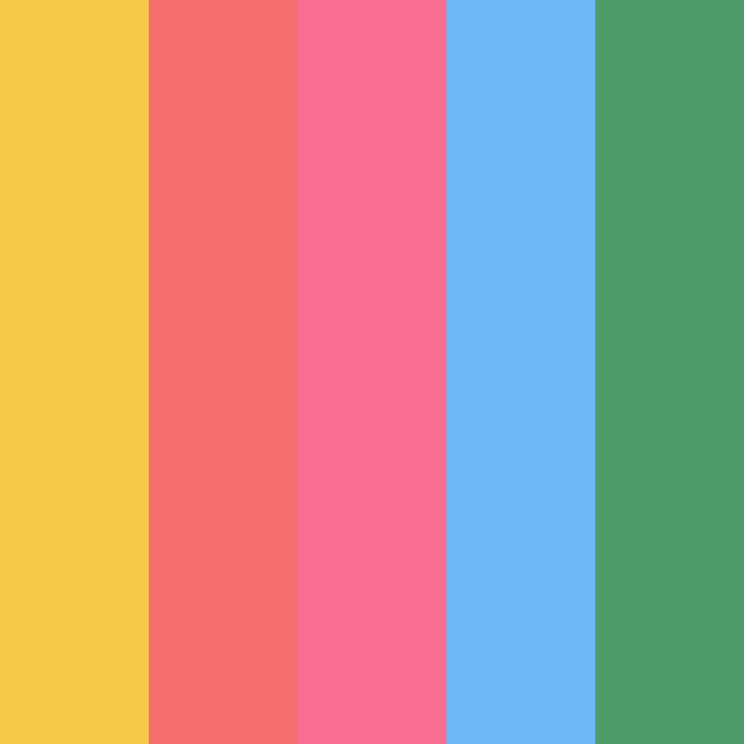 Download shades of yellow color palette PNG image (square)