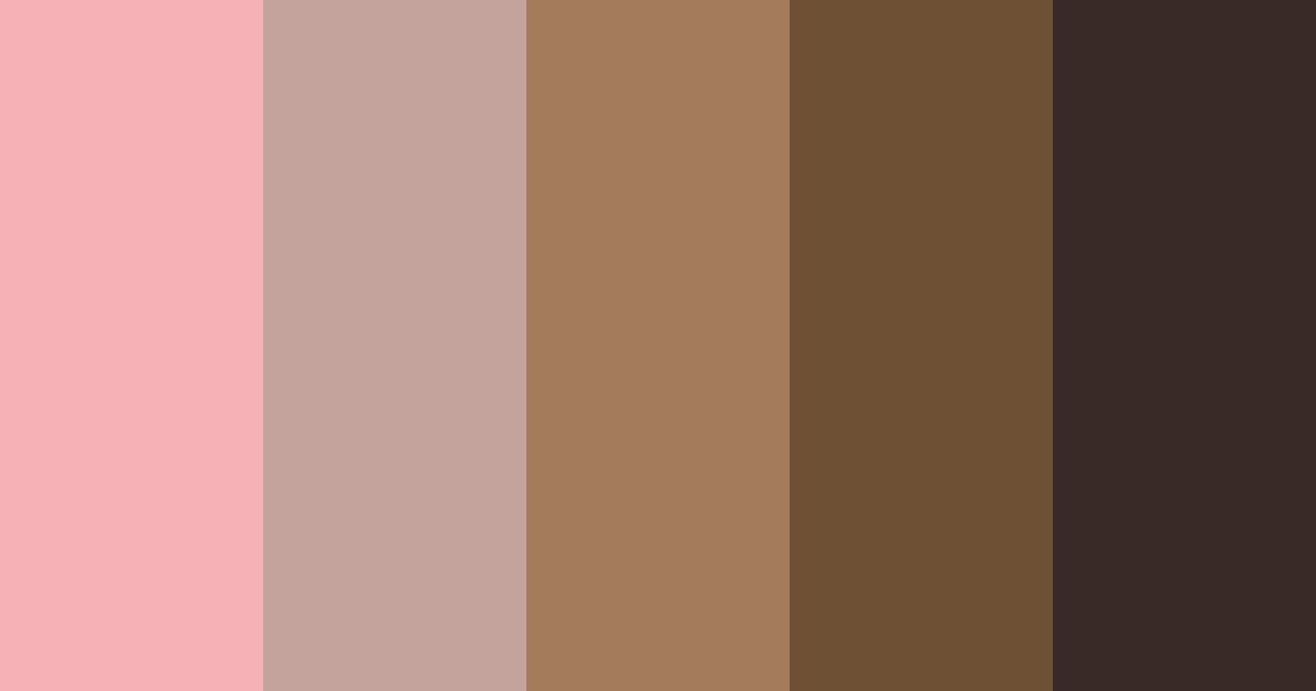 Download rosewood shades color palette PNG image (landscape)