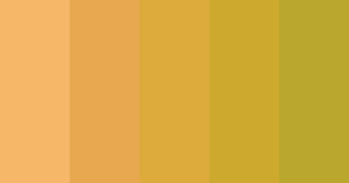 Download golden rajah color palette PNG image (landscape)