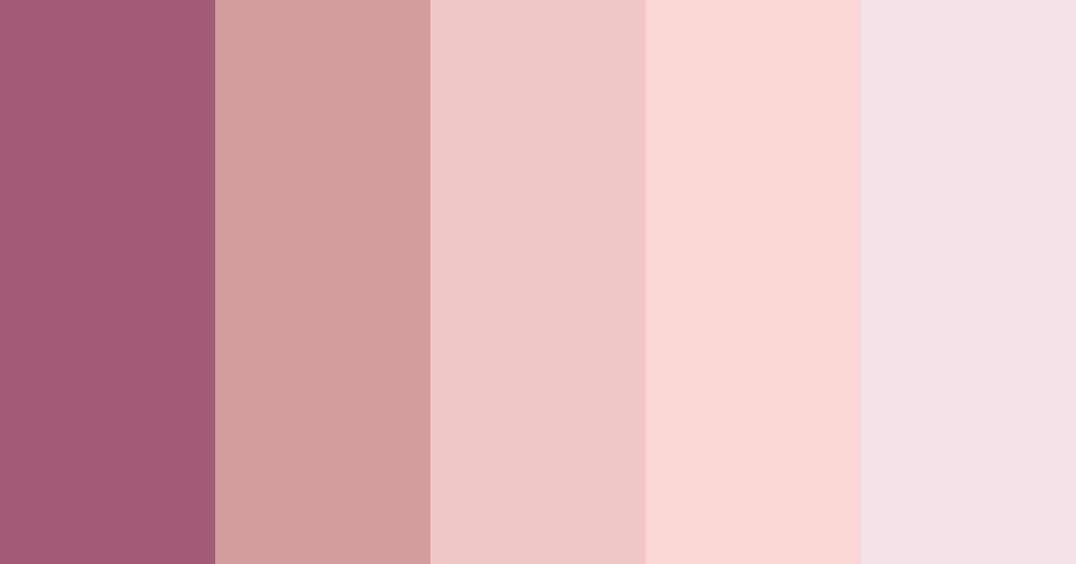 Download rose shades color palette PNG image (landscape)