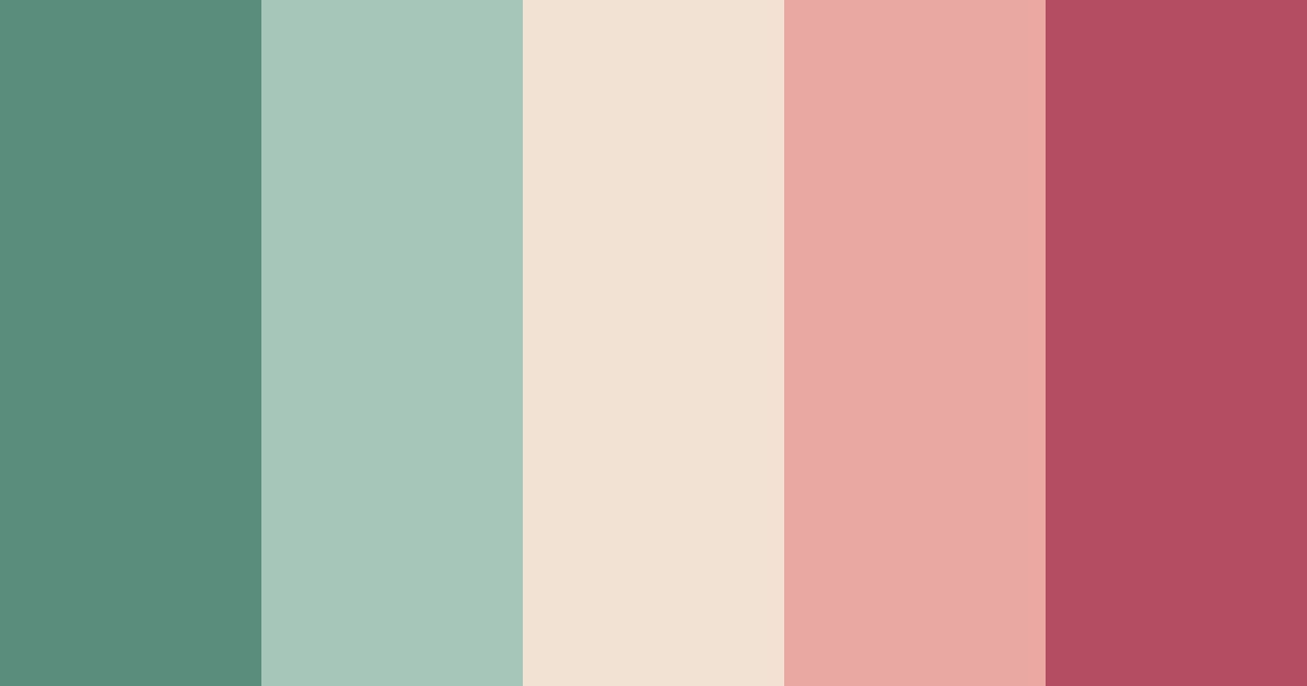 Download muted teal color palette PNG image (landscape)