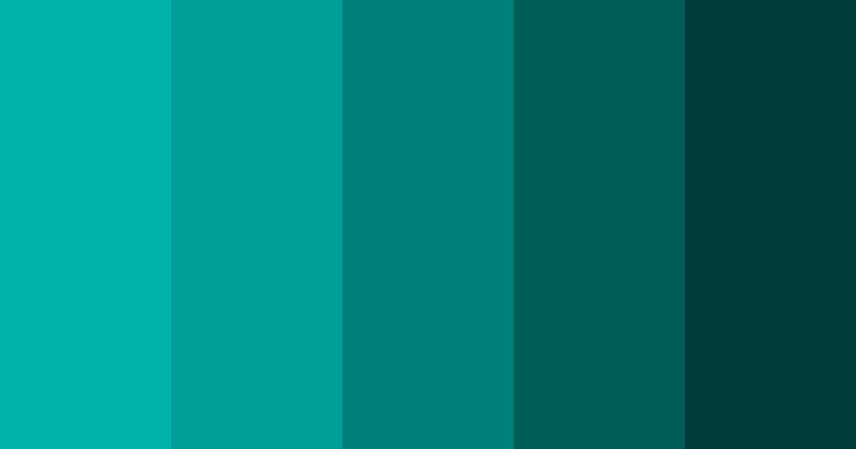 Download turquoise lagoon color palette PNG image (landscape)