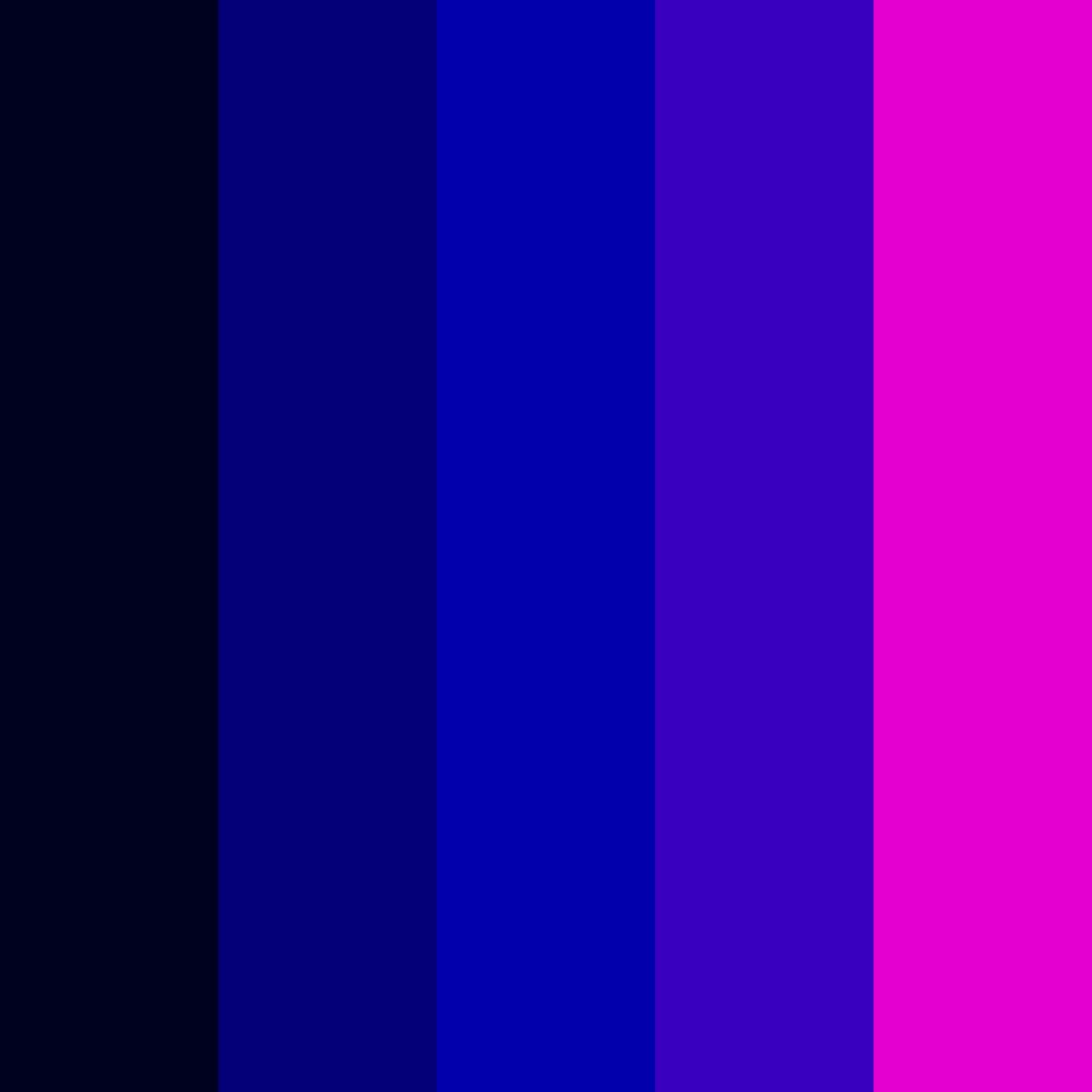 Download galactic neon dreamscape color palette PNG image (square)