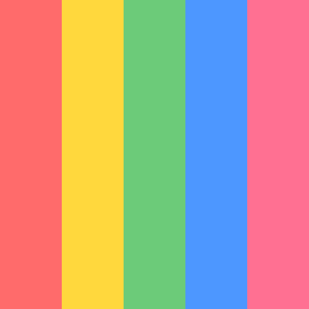Download bright red color palette PNG image (square)