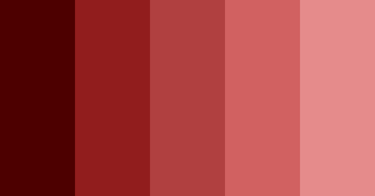 Crimson Ember Color Palette