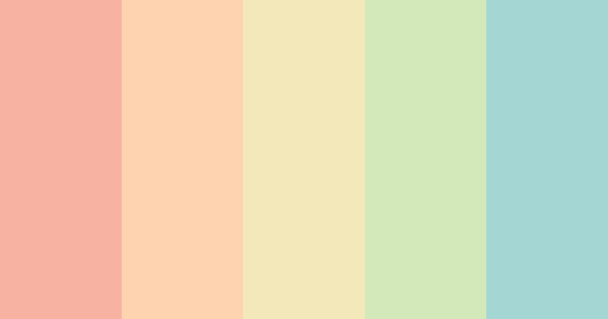 Download pastel pink color palette PNG image (landscape)