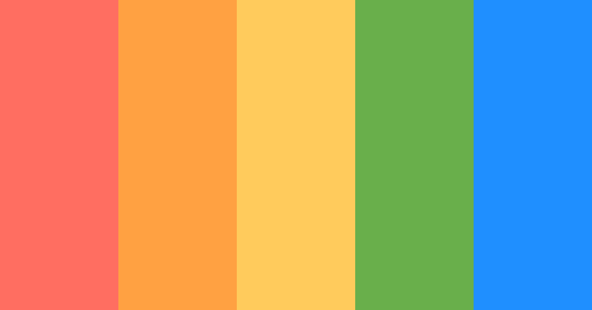 Download vibrant orange color palette PNG image (landscape)