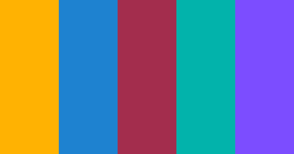 Download high contrast blue color palette PNG image (landscape)