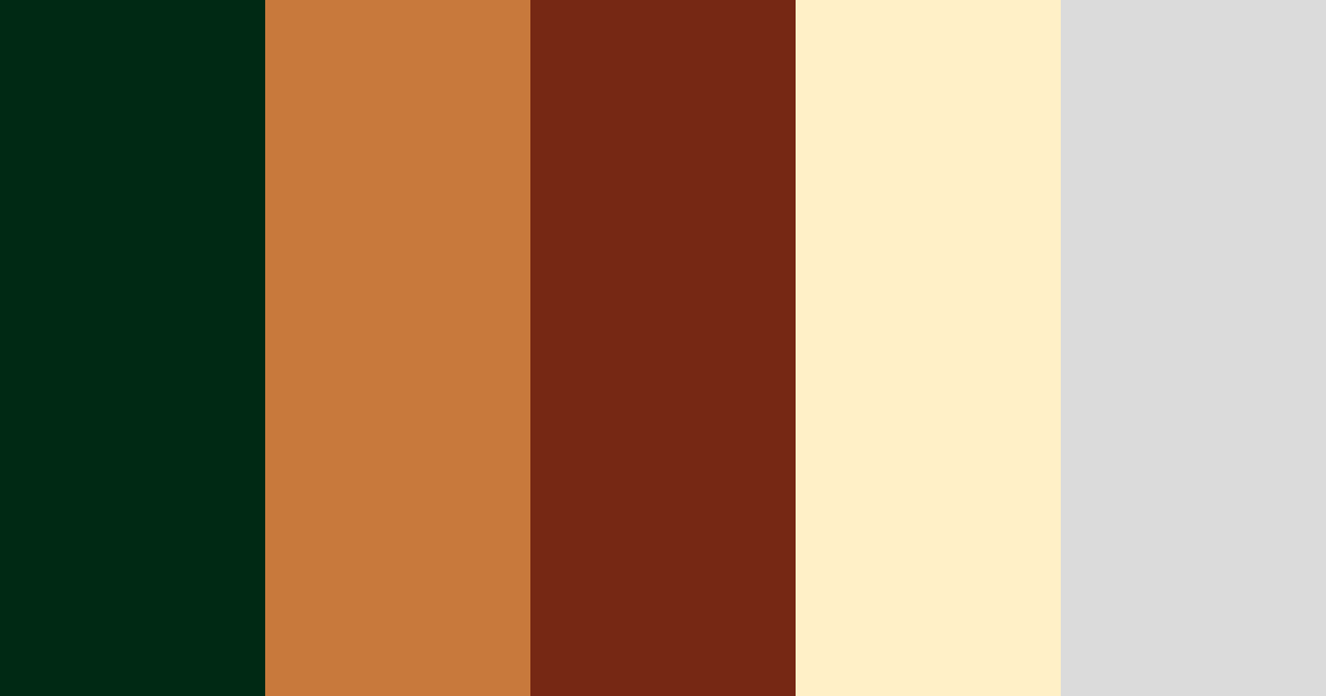 Download forest ember glow color palette PNG image (landscape)