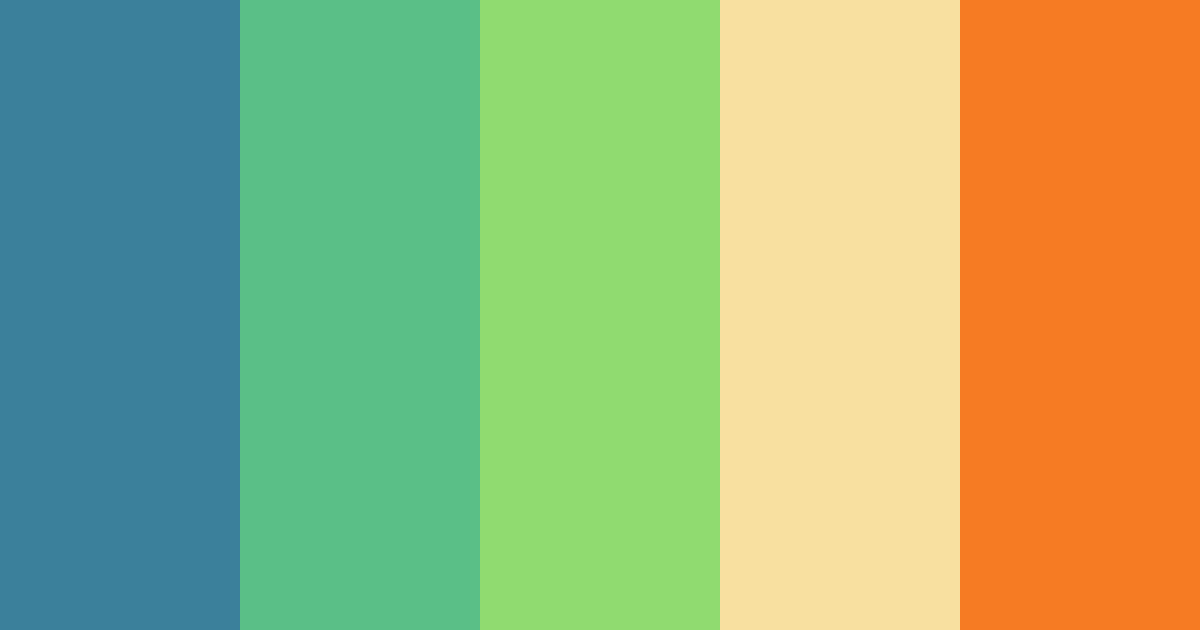 Download determined teal color palette PNG image (landscape)