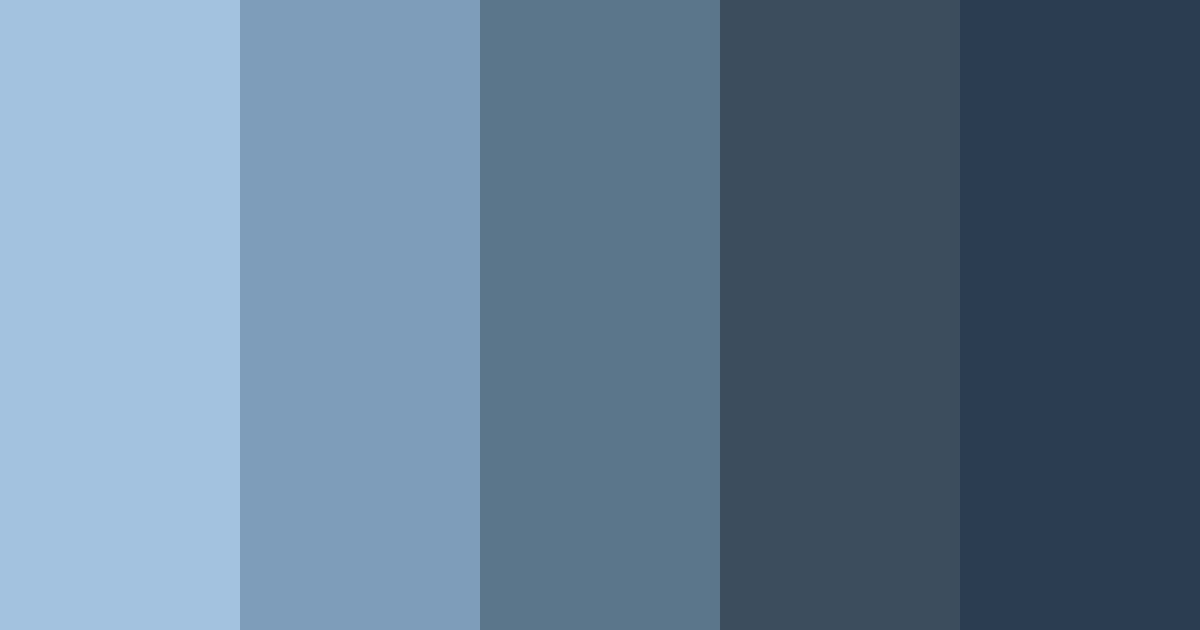 Download muted blue color palette PNG image (landscape)