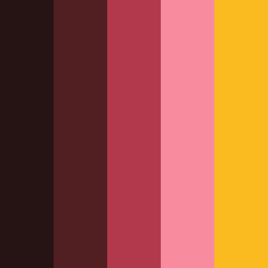 Download purple sunset color palette PNG image (square)