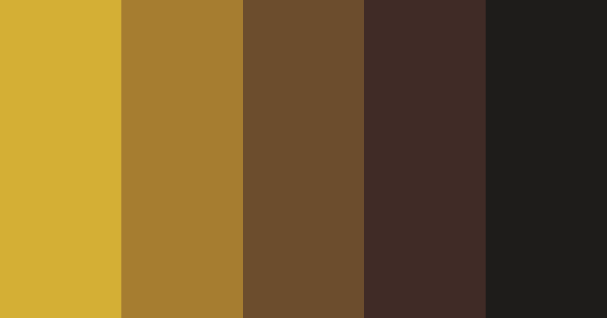 Download gold luxury color palette PNG image (landscape)