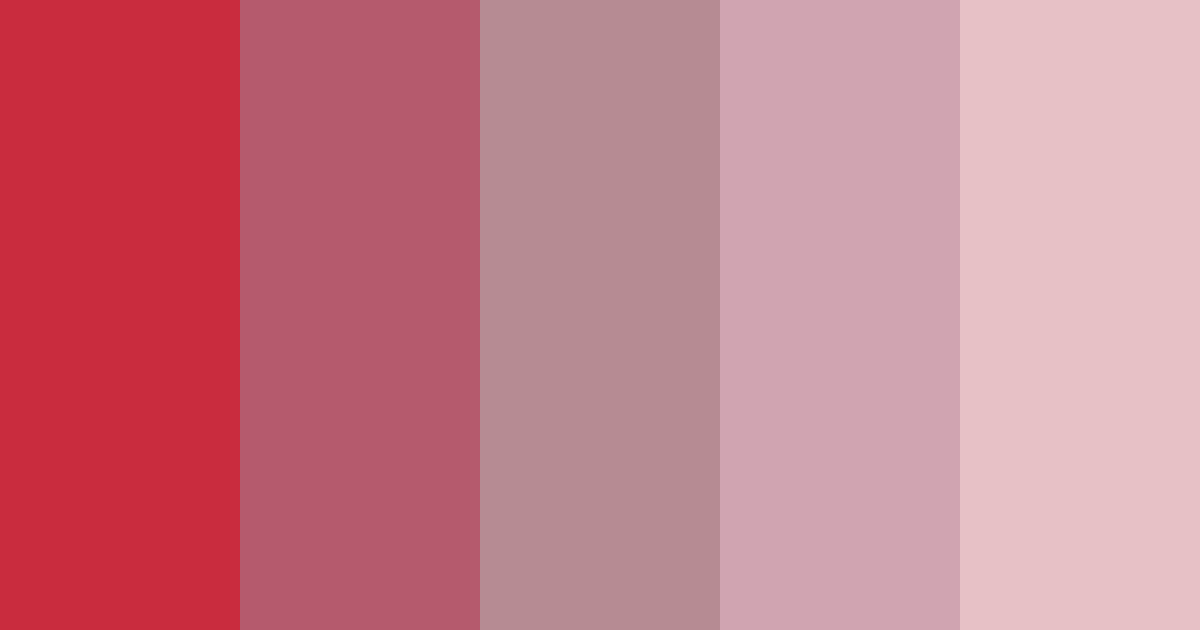 Download red shades color palette PNG image (landscape)