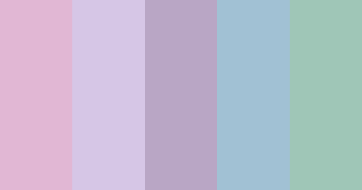 Download pastel purple color palette PNG image (landscape)