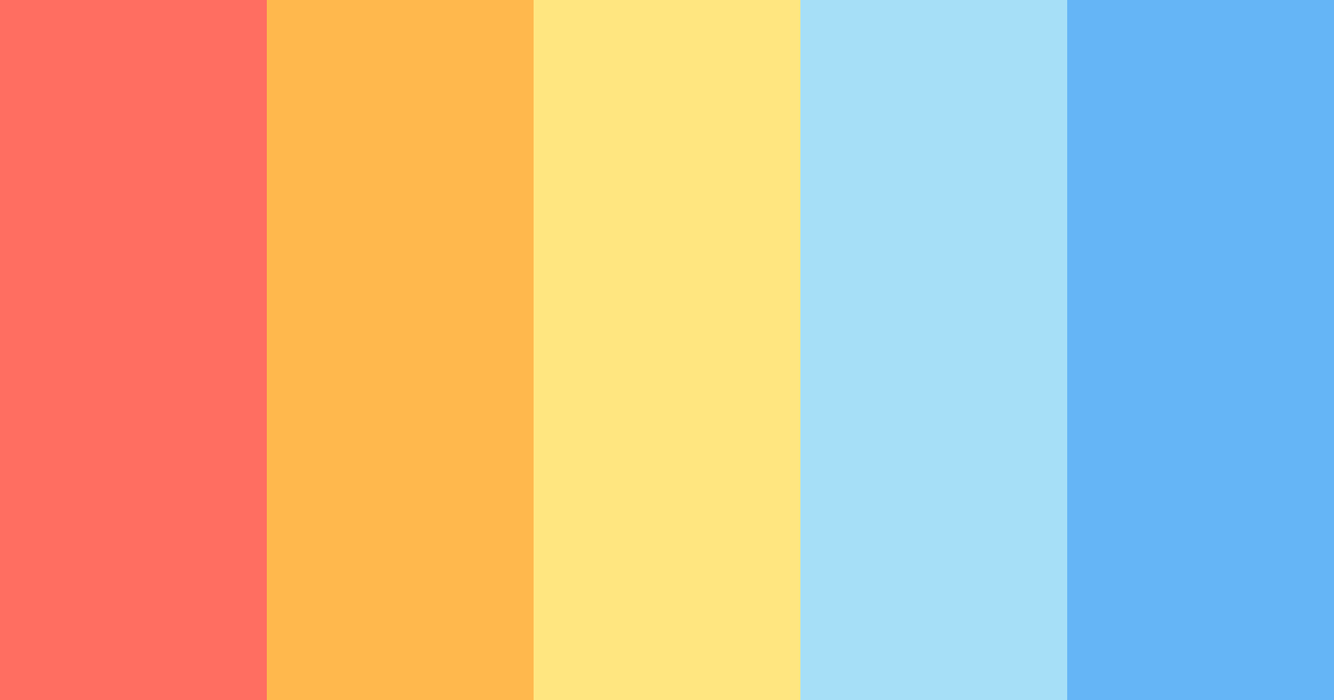 Download bonnie blossom color palette PNG image (landscape)